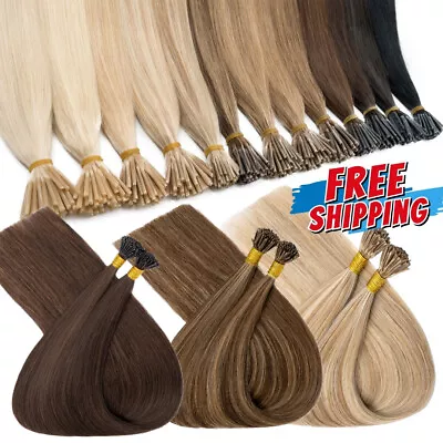 THICK 1G 200Strands Stick I Tip 100% Real Human Remy Hair Extensions Highlight • $38.40
