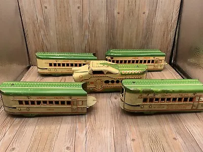 Marx M-10005 O Postwar Union Pacific Streamliner With 4 Passenger Cars • $119.99