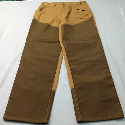 Vintage Field And Stream Pants 32x29 Brown Field Brush Canvas Hiking Hunting • $32.95