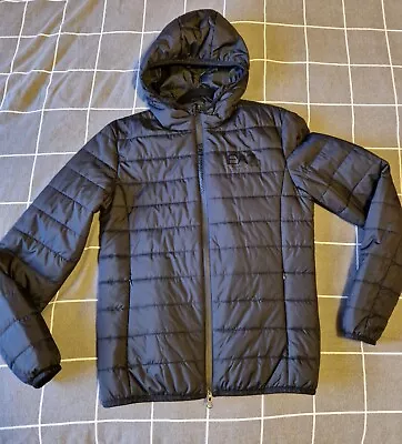 Emporio Armani EA7 Mens Puffer Blackout Version Size Medium Unworn Cost 130 • £79.99