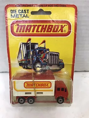 Vintage 1980 Matchbox Die-cast Metal Truck New In Blister Pack Free Shipping! • $17.49