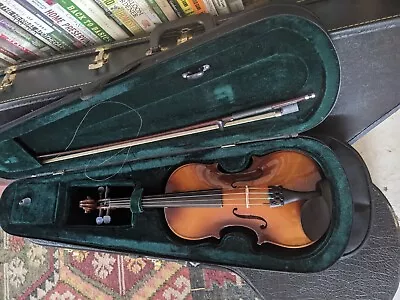 $47 • Buy Student Violin 1/8 Size With Hard Case And Bow