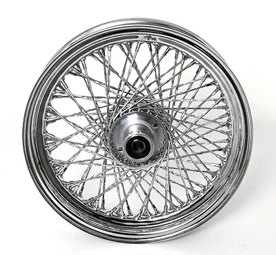 80 Twisted Spoke 16  Front Wheel 16 X 3 Harley Softail Flst Flstc Heritage 86-99 • $185.95