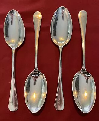 Set Of 4 Vintage Silver Plated Tablespoons By Mappin & Webb C.1955 • £8