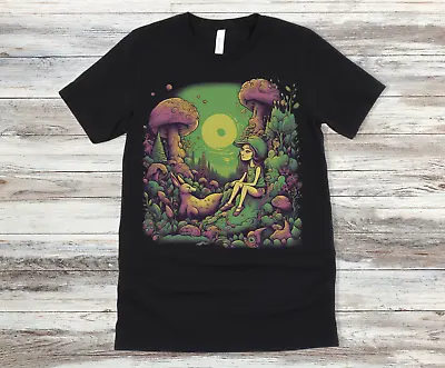 Magical Fairy Forest Shirt - Psychedelic Mushroom Art Festival Shirt New • $22.99