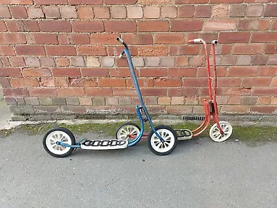 Vintage Raleigh Scooter 1970's Red  Blue Shop Display Mancave Retro  Scoot X2  • $56.85