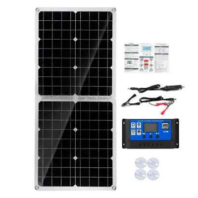 £85.95 • Buy 1000W Solar Panel Kit Battery For Camping, Boat