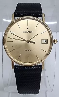 Movado Vintage Men’s 14K Gold Quartz Dress Watch M# 7852885 • $549.99