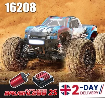 MJX Hyper Go 16208✅️RTR Brushless RC Car Truck Buggy  1/16-Free Uk Post📦📫 • £114.99