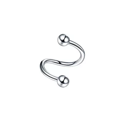 S Shape Nose Ring Lip Ring Ear Stud Brow Ring Body Piercing B Hip Hop Punk Style • $0.90