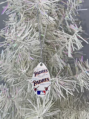 MLB San Diego Padres Vintage Teardrop Spinner Christmas Ornament Size Regular • $1.99