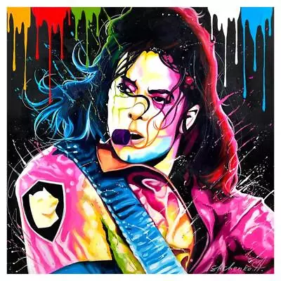 Ishchenko  Michael Jackson  Hand Signed Original Painting Acrylic Canvas • $2250