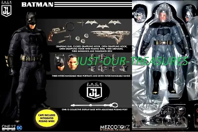 Mezco One:12 Batman -zack Snyder's Justice League 1/12 Action Figure *new • $150.99