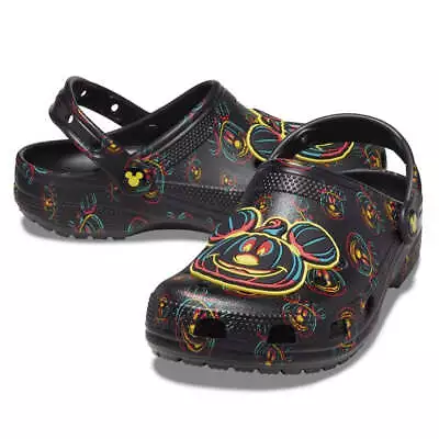 Disney Mickey Mouse Glow-in-the-Dark Halloween Clogs For Adults By Crocs • $62.99