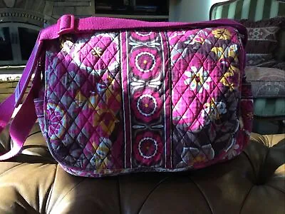 Vera BradleyLarge  CARNABY Messenger/Shoulder Crossbody Bag! Holds A Laptop! • $24.99