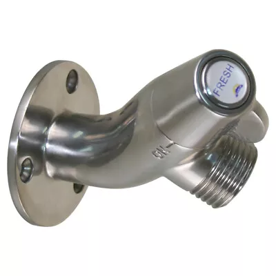 Scandvik Ceramic Angled Washdown Valve - SS Spigot 10175P UPC 786142101750 • $87.19