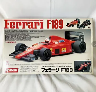 Kyosho Radio Control Ferrari F189 1/10 F1 Vintage Unassembled Product JPN Unused • $975.44