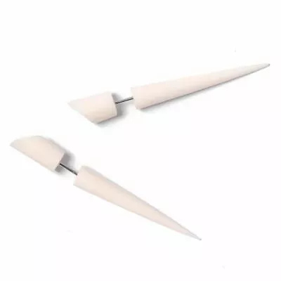 £18.19 • Buy Fake Ear Stretcher Earrings Bone Spike Tribal Cheater Tapers - 81stgeneration