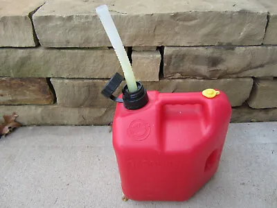 Blitz 2 Gallon + 8oz Vented Gas Fuel Can With Flex Spout 11810 USA • $34.95