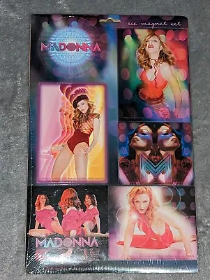 Madonna Confessions On A Tour Cardboard Magnet Set & Badges New • $24