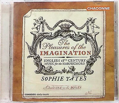 Pleasures Of The Imagination-Music For Harpsichord CD -2016 -NEW -Sophie Yates  • £8.99