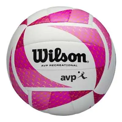 Wilson AVP Style Volleyball Pink & White • $16.99