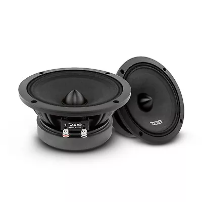 DS18 PRO-ZXI6.4BM 6.5  Car Speaker Mid-Range With Bullet 600 Watts 4-Ohm - Pair • $128.95