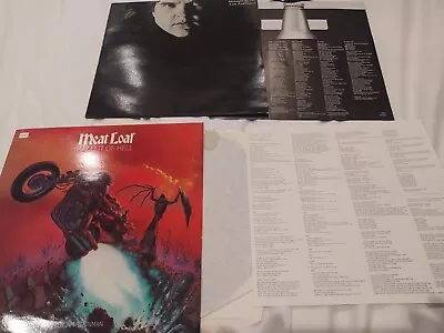 MEAT LOAF-MIDNIGHT AT THE LOST AND FOUND  And Bat Out Of Hell -LPs VINYL • £4.20