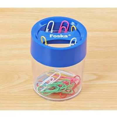 £6.49 • Buy Magnetic Paper Clip Pin Pot Dispenser - Desk Storage Holder