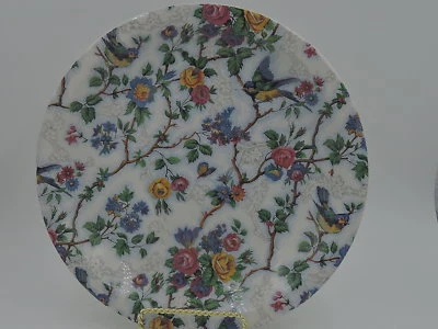 $49.99 • Buy Vintage Broadhurst Bros. Burslem Chintz Lorna Doone 9  Dinner Plate/Deep Dish