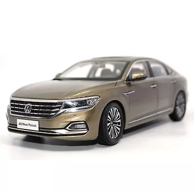 $109 • Buy 1:18 Volkswagen Passat Gold 2018 Diecast Metal Model Car Collection Gift Toy