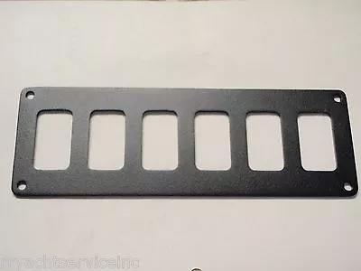 Switch Panel Black Psc61bk Fits 6 Carling Contura Switches Marine Aluminum  • $53.98