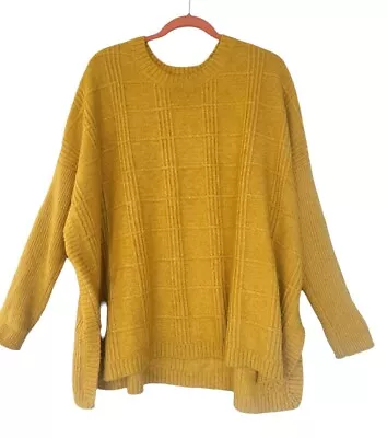 CABI Deep Yellow Oversized Sweater Sz M • $20