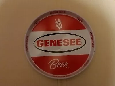 Genesee Beer Brewing Vintage Metal Logo Beer Tray 12” Red/White New York  • $23.50