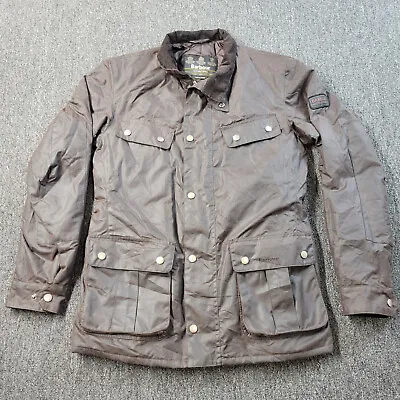 Barbour International Duke Wax Jacket Mens S Mens Rustic Brown Coat • $139.99