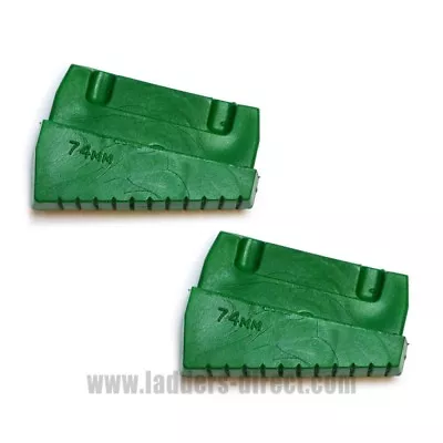 £9 • Buy CLOW LADDER FEET - PAIR OF 74MM X 22 MM REPLACEMENT RUBBER LADDER SAFETY FEET