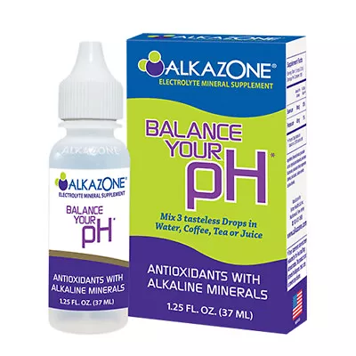 £16.95 • Buy Alkazone PH Water Drops Alkaline Minerals | 37ml | 45 Day Supply      