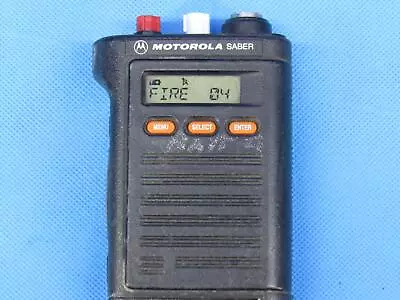 Motorola Saber II GMRS UHF 440-470 MHz H44SAJ7139CN HS99SA Tested NoAnt NoBat 22 • $99.98