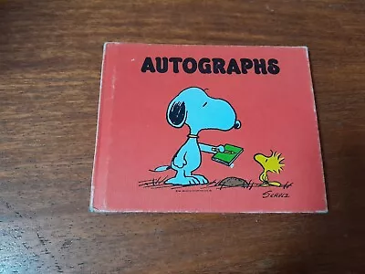 Snoopy Autograph Book Used Condition Made By Hallmark • £0.99