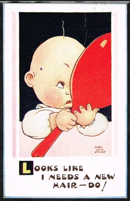 £1 • Buy [9698] Mabel Lucie Attwell Cute Children 1950s Postcard