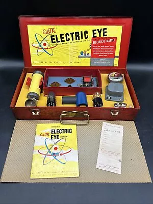 1949 A.C. Gilbert Electric Eye Set In A Red Metal Box RARE • $499.99