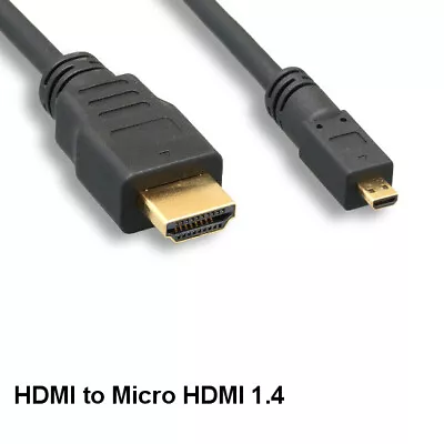 Kentek 15' HDMI Male To Micro HDMI D Male 1.4 Cable With Ethernet 4K 30Hz HDTV • $17.84