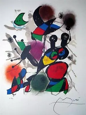 Joan Miro Volume III Plate Signed Offset Lithograph Contemporary Art • $450