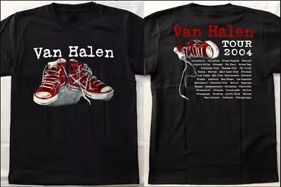 Van Halen White Red Shoes Tour 2004 T-Shirt Gift Fans Rock Music • $28.49