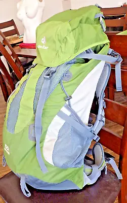 Deuter  50 Futura Zero  Backpack Hiking Green & Gray NWOT Brace Yourselves! NOS • $62