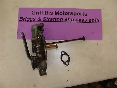 Briggs & Stratton 4hp Easy Spin Engine Vintage 4 Stroke Oem Carb Carburetor • $36