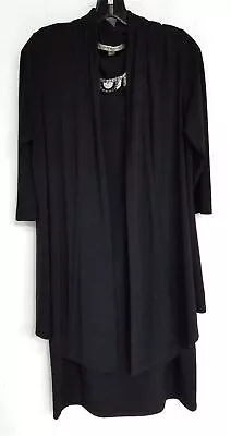 Women's EVAN-PICONE Black Dress 14 • $14.99