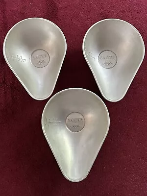 3 Vintage Salter Weighing Pans Aluminium  • £12.50