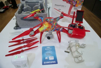 $1999 • Buy Dji Phantom 4 Drone Chinese New Year Edition Perfect Condition