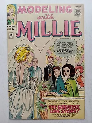 Marvel Modeling With Millie #36 Silver Age 1964 Fashion Romance Comic Book • $38.99